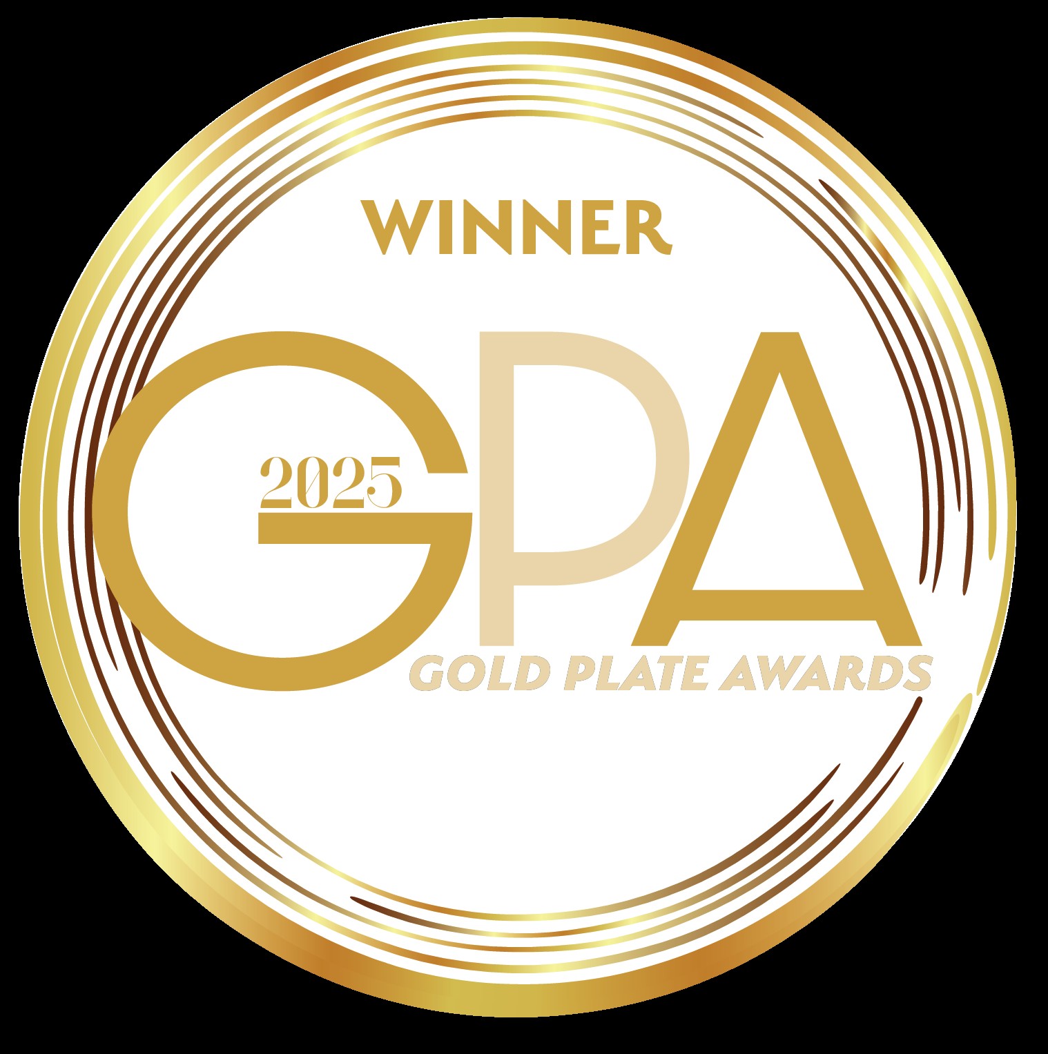 Gold Plate Awards Logo Winner 2025